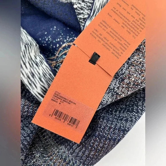 NWT Missoni Gradient Wool Thick Knit Multicolor Sweater Luxury Size M - Picture 8 of 13